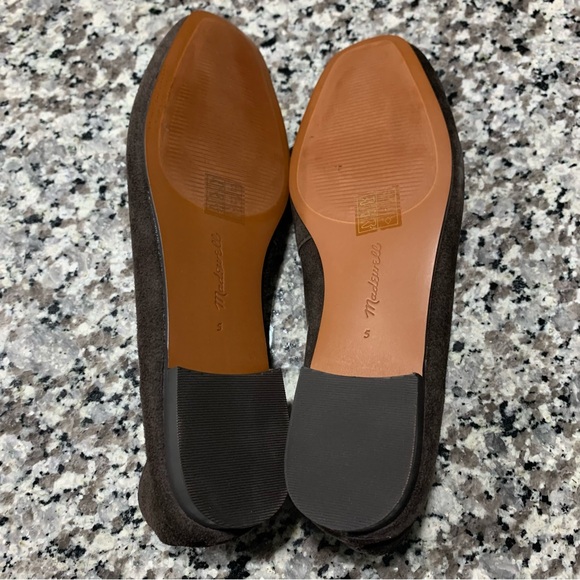 Madewell Shoes 5 Mylie Ballet Flat Brown Suede - Picture 12 of 13